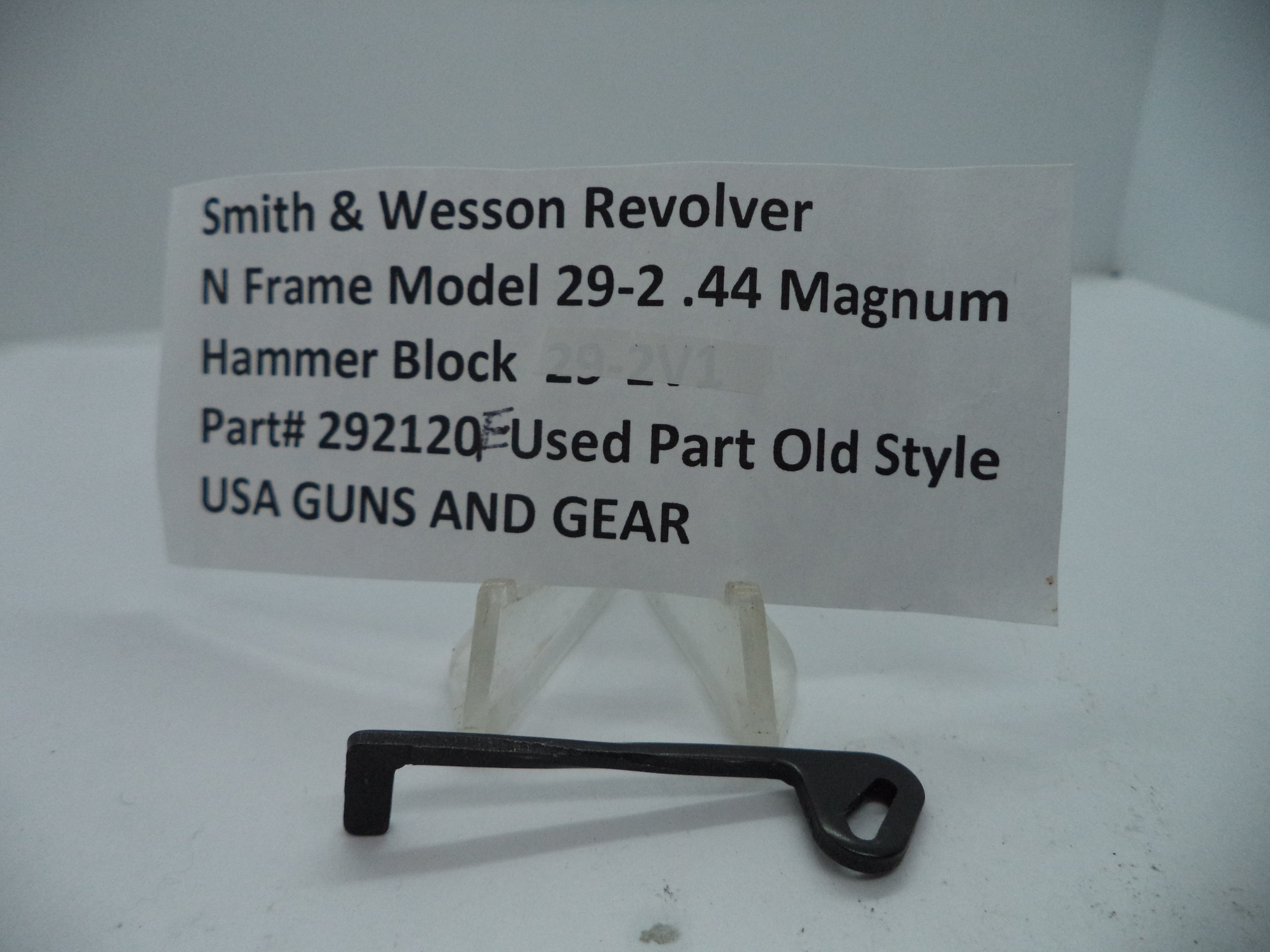 292120E Smith & Wesson N Size Model 29-2 Hammer Block .44 Magnum