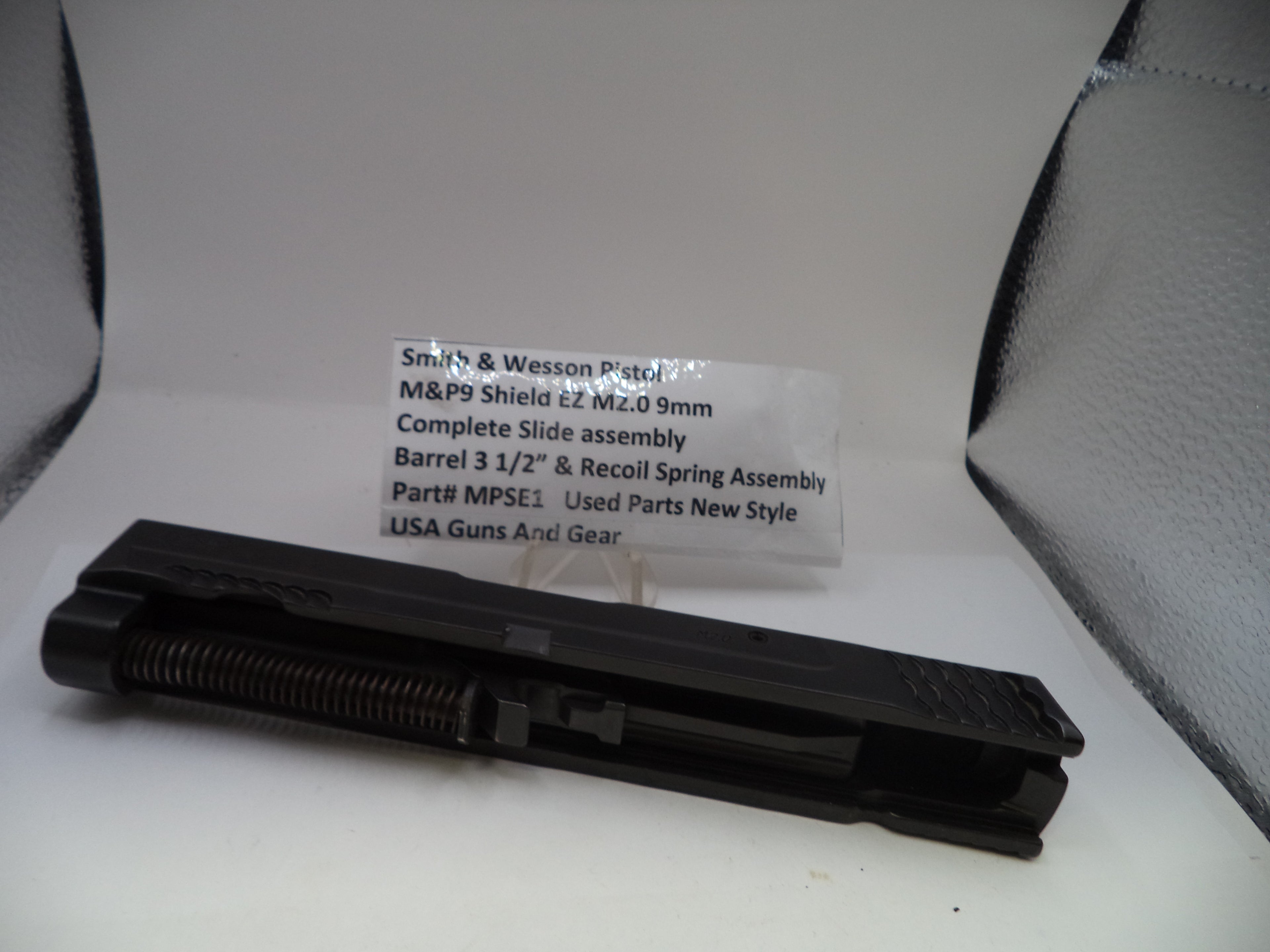 Smith & Wesson M&P9 Shield EZ M2.0 Complete Slide Assembly 9mm 3.5" Barrel - MPSE1