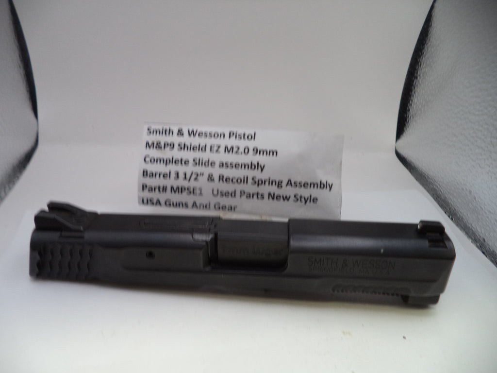 Smith & Wesson M&P9 Shield EZ M2.0 Complete Slide Assembly 9mm 3.5" Barrel - MPSE1