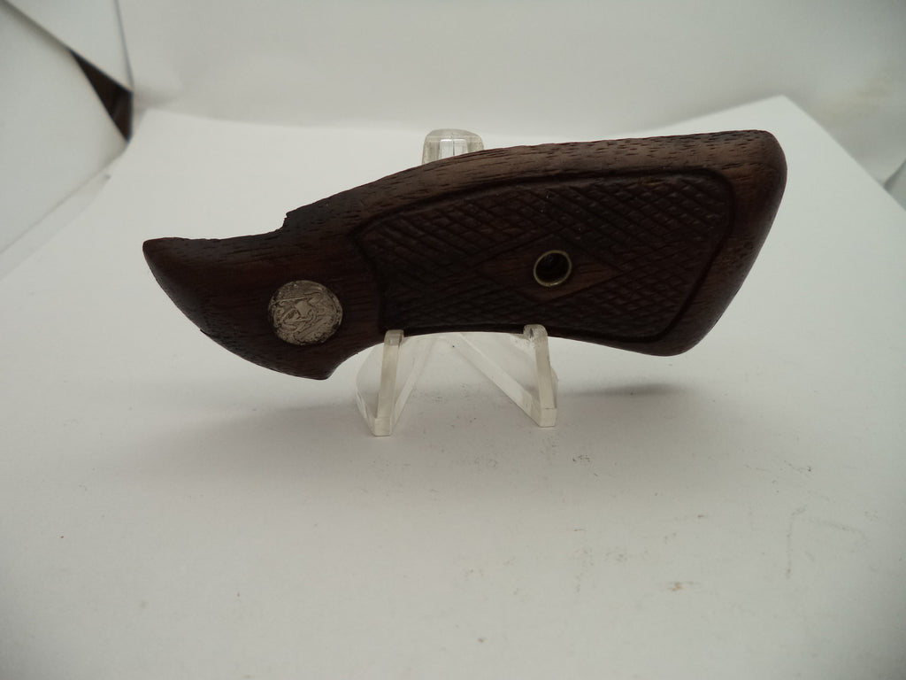Smith & Wesson J Frame Vintage Wood Right Grip - Round Butt Only - Used OEM Part GA22