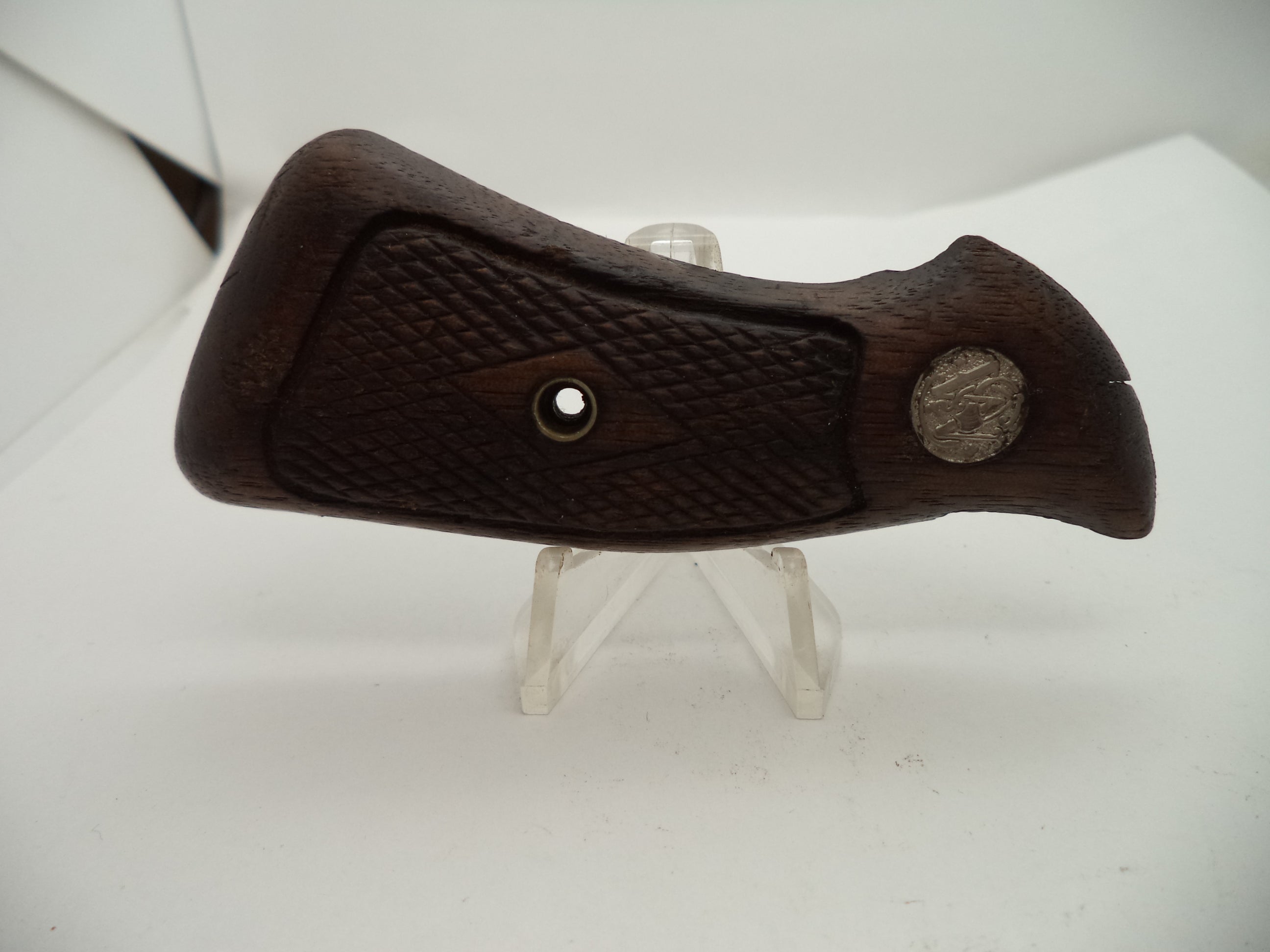 Smith & Wesson J Frame Vintage Wood Right Grip - Round Butt Only - Used OEM Part GA22
