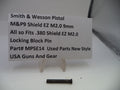 Locking block pin for Smith & Wesson M&P9 Shield EZ M2.0 9mm pistol on a white background with descriptive text.