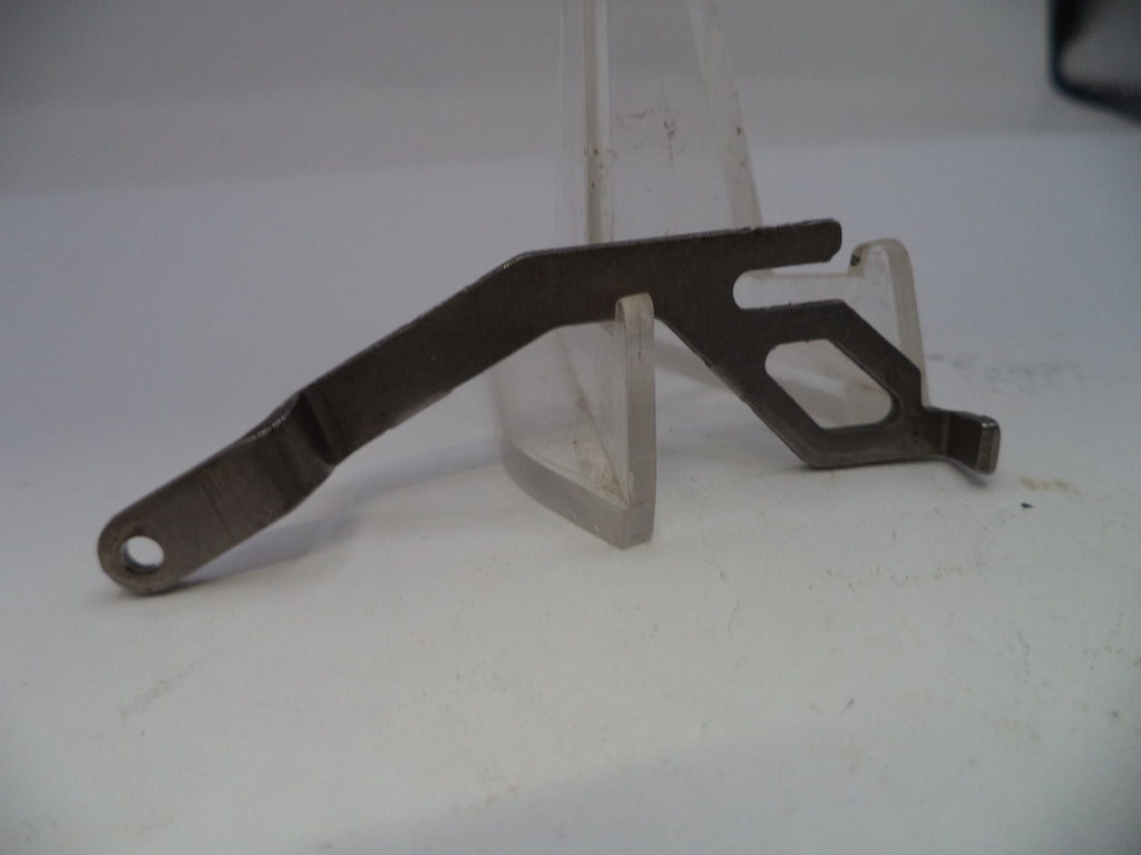 Metal lever or bracket on a white background