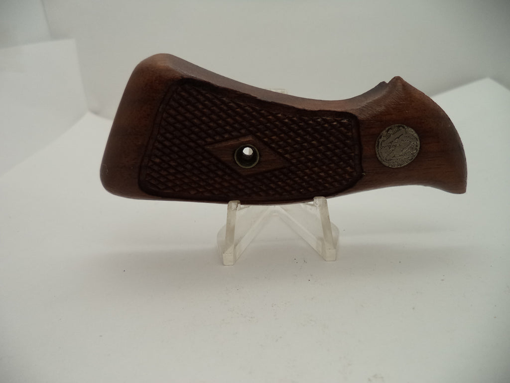 Smith & Wesson J Frame Vintage Wood Left Grip - Square Butt Only - Pre-Model Used OEM Part GA22A