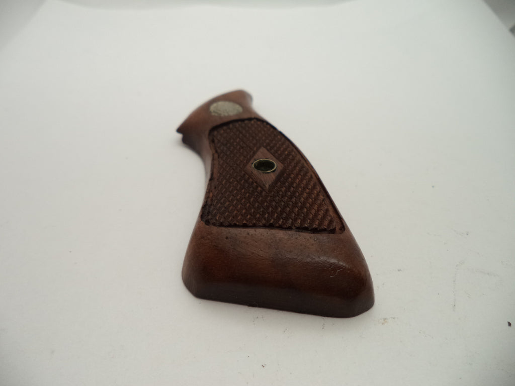 Smith & Wesson J Frame Vintage Wood Left Grip - Square Butt Only - Pre-Model Used OEM Part GA22A