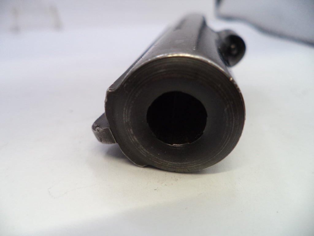 Close-up of a metallic exhaust pipe on a white background