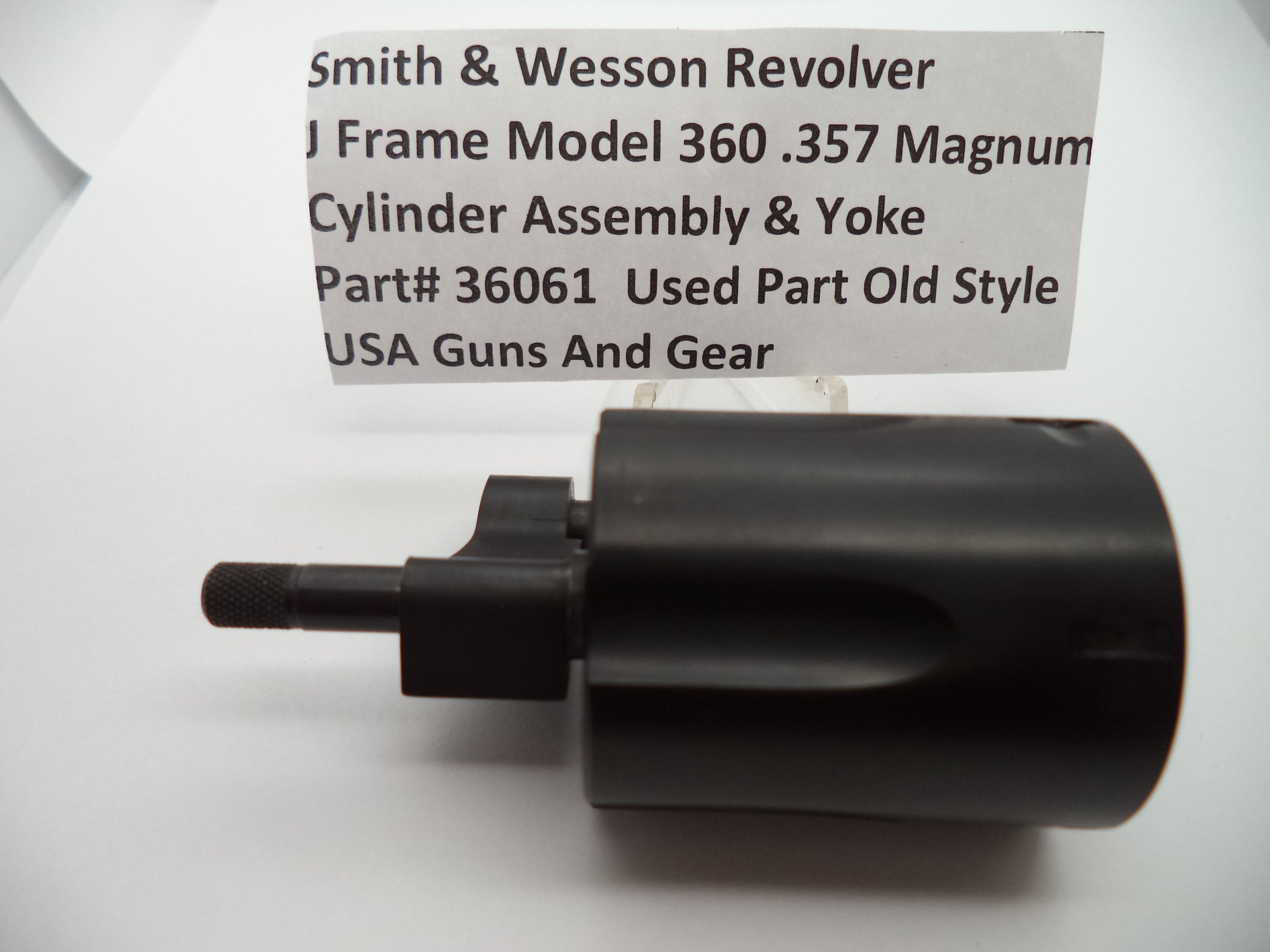 Smith & Wesson J Frame Model 360 Cylinder Assembly & Yoke .357 Magnum - 36061
