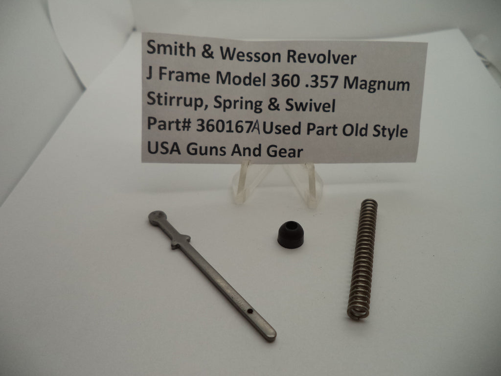 360167A S & W J Frame Model 360 Stirrup, Spring & Swivel .357 Magnum