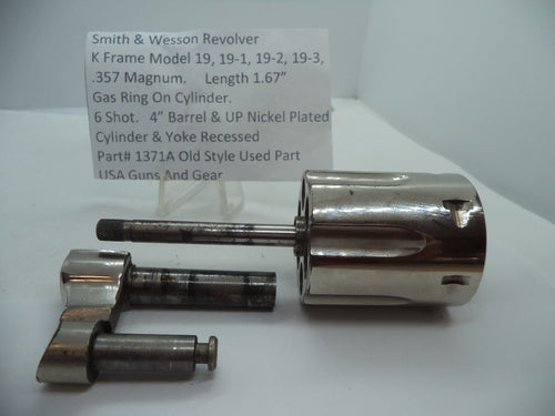 1371A S&W K Frame Model 19, 19-1, 19-2, 19-3, Cylinder & Yoke .357 Magnum