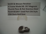 66184A S & W K Frame Model 66 .357 Magnum Thumbpiece & Nut Used Part