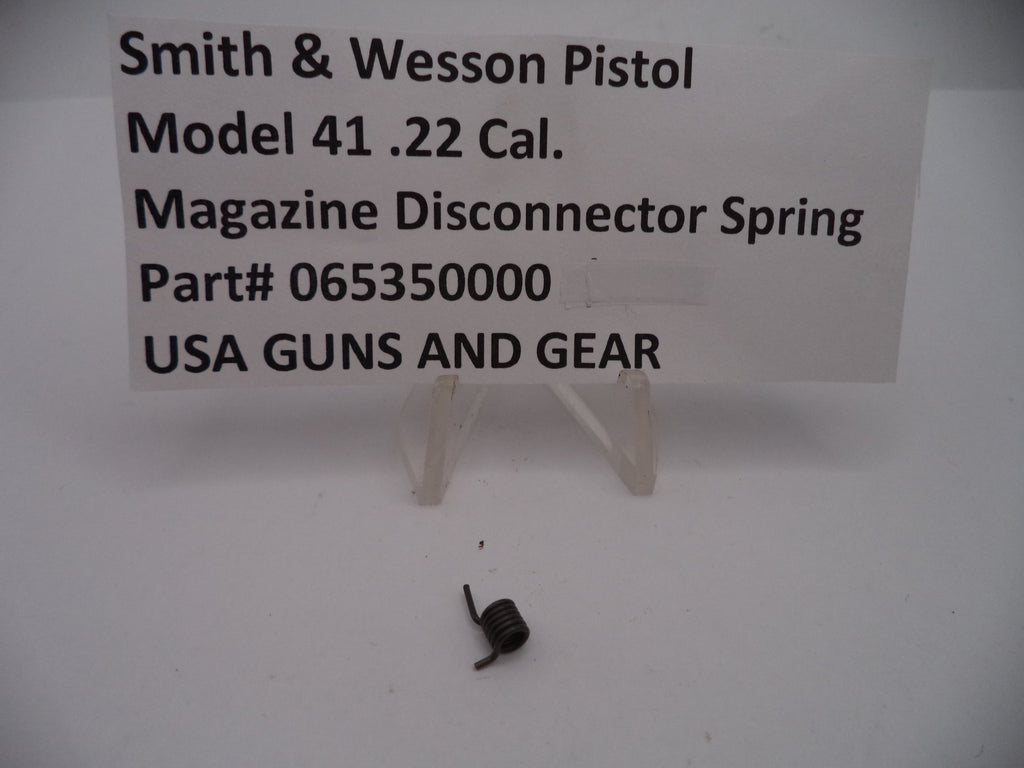 S&W Pistol Model 41 Magazine Disconnector Spring .22 Caliber 065350000