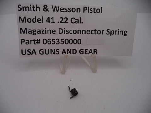 065350000 S&W Pistol Model 41 Magazine Disconnector Spring .22 Caliber
