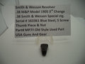 MP7A S & W .38 Model 1905 Used 3rd Change  5 Screw Thumb Piece & Nut