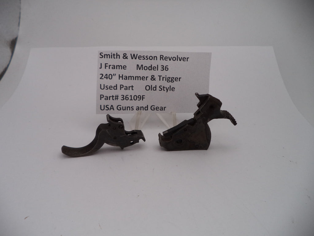 36109F Smith & Wesson Revolver J Frame Model 36 .240" Hammer & Trigger
