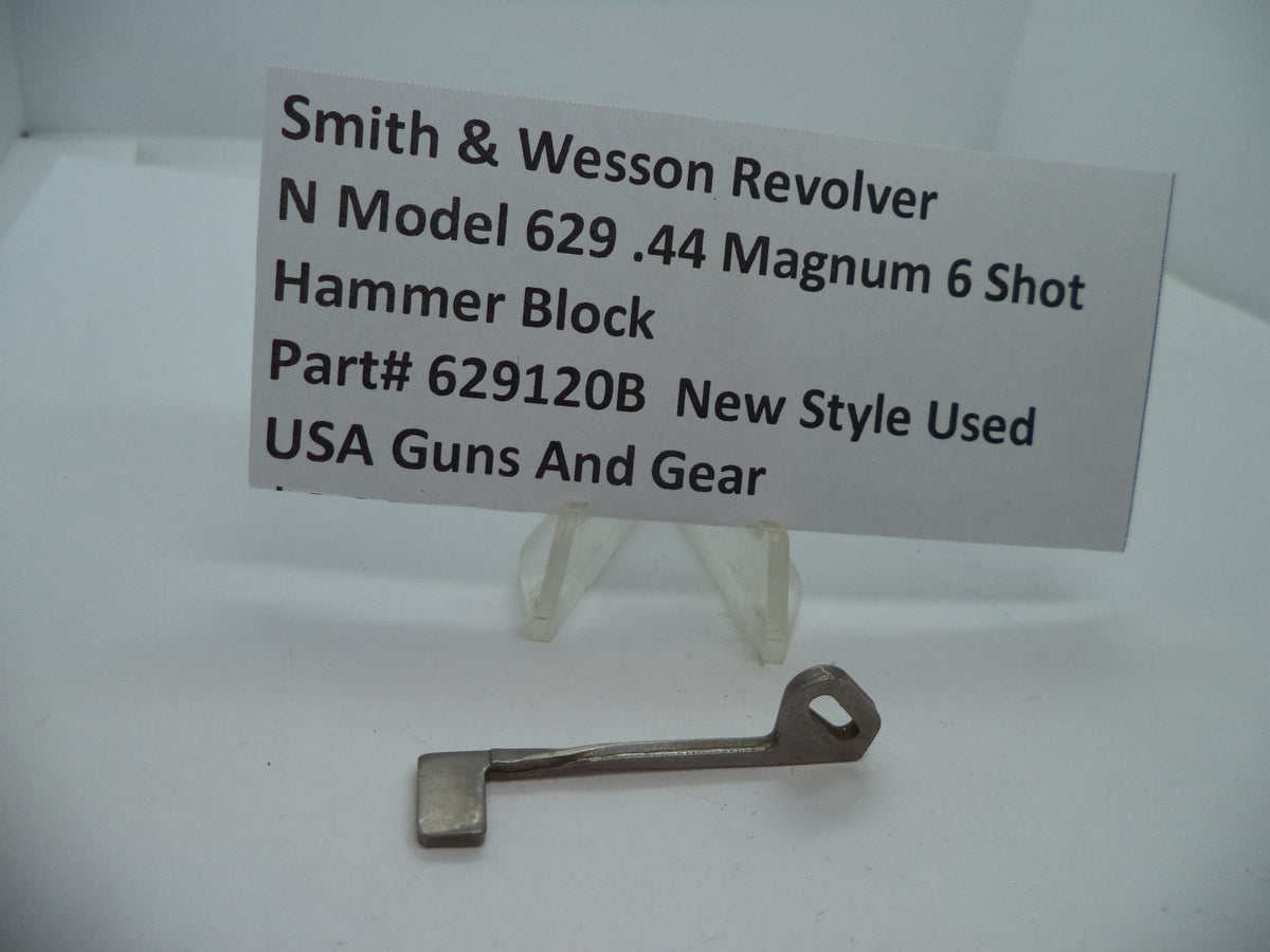 S&W N Revolver Model 629 .44 Magnum 6 Shot Hammer Block New Style Used ...