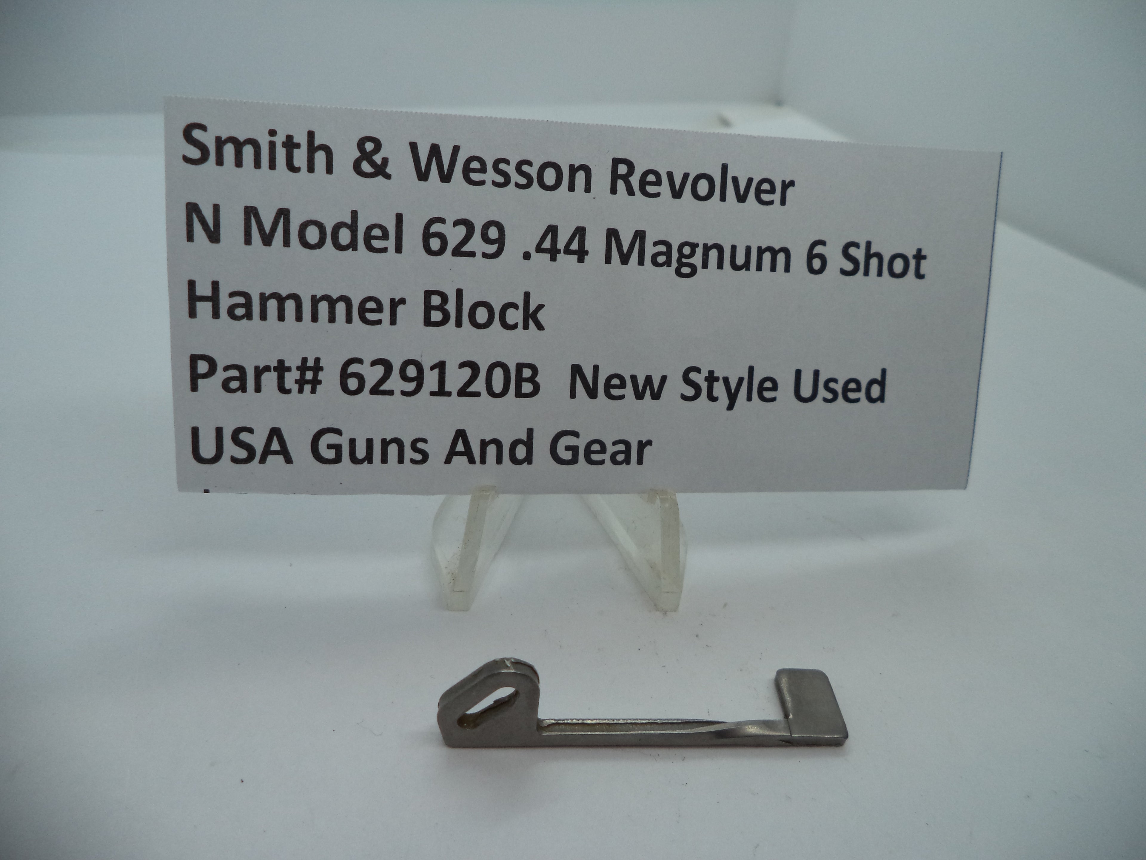 629120B S&W N Revolver Model 629-5 & Up Hammer Block  .44 Magnum