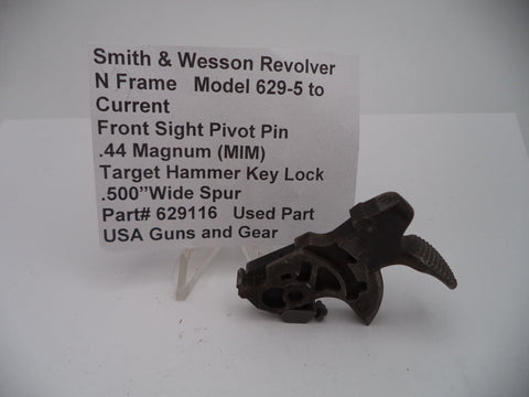 629116 S&W N Model 629 Key Lock Target Hammer .500" Wide Spur MIM Used