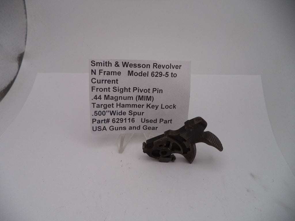 629116 S&W N Model 629 Key Lock Target Hammer .500" Wide Spur MIM Used