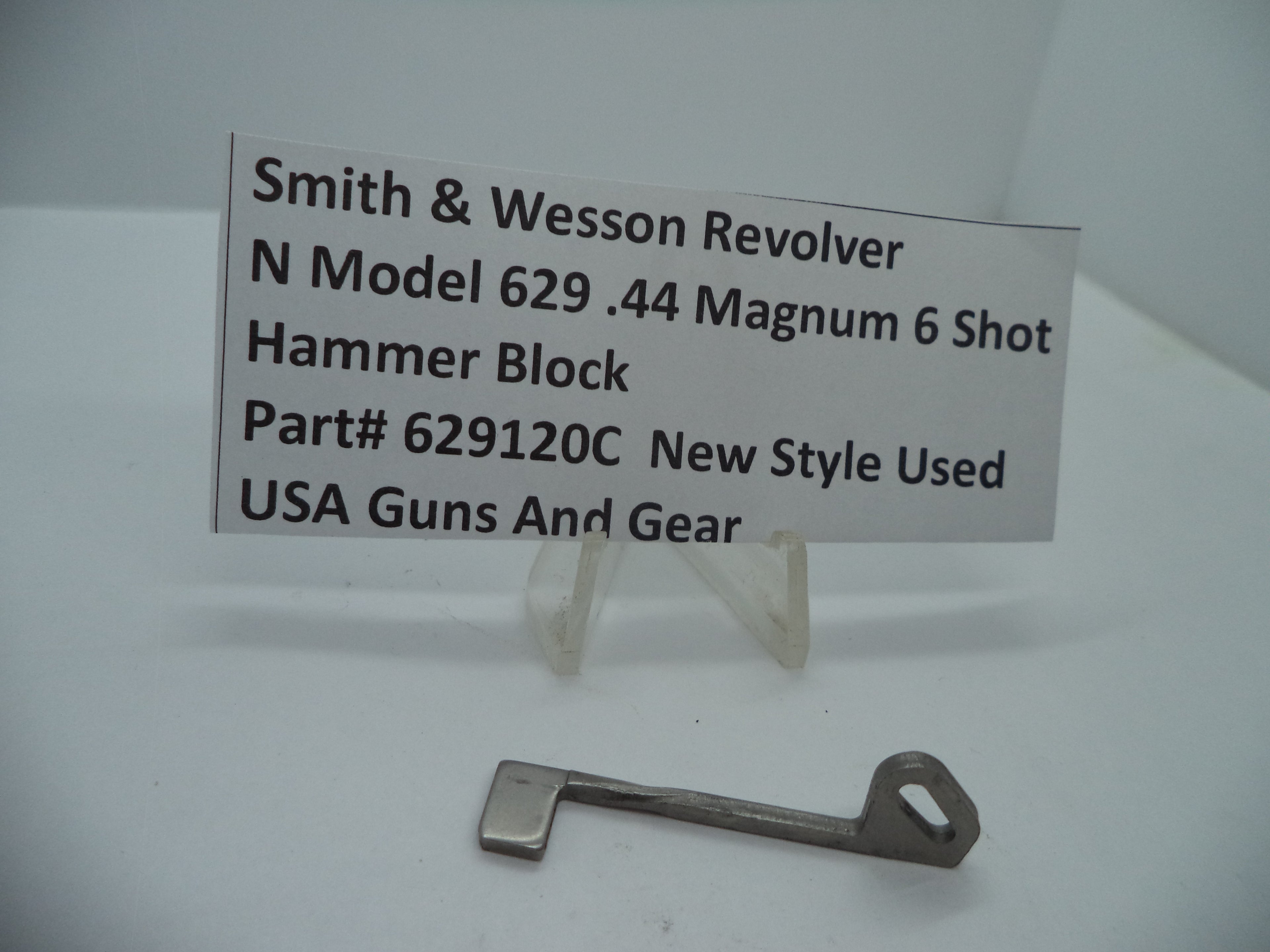 Smith & Wesson N Revolver Model 629-5 Up Hammer Block Used .44 Magnum 629120C