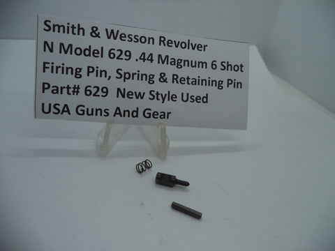 629 S&W N Model 629 Firing Pin, Spring & Retaining Pin .44 Magnum Used