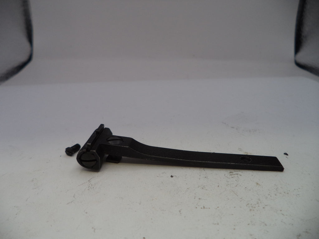 Black metal bracket on a white background