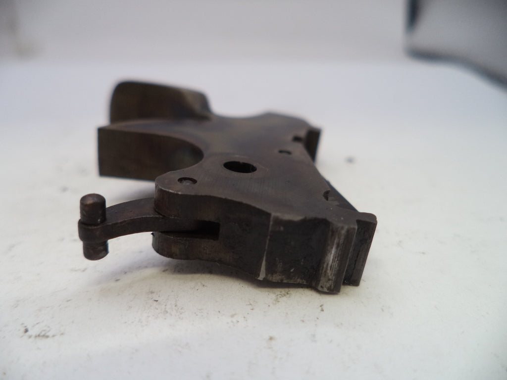 Metal mechanical component on a white surface