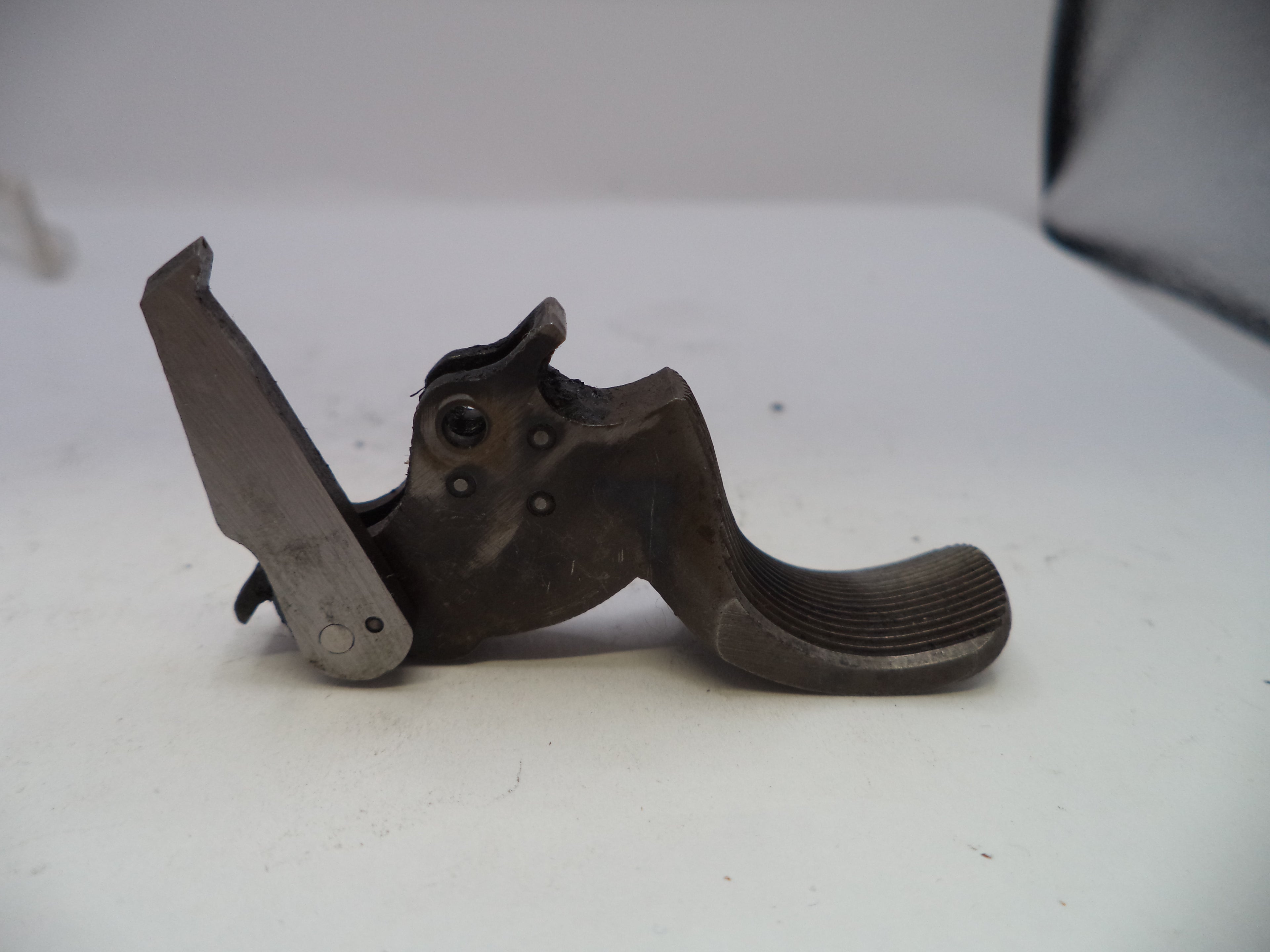 Vintage metal plane tool on a white background