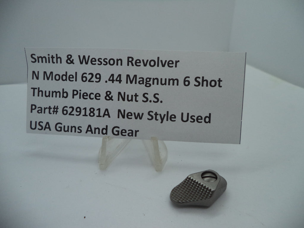 Smith & Wesson N Frame Model 629 Thumb Piece & Nut - .44 Magnum (629181A)