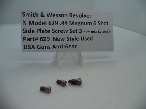 629 Smith & Wesson N Model 629  Side Plate Screw (Set of 3)  .44 Magnum