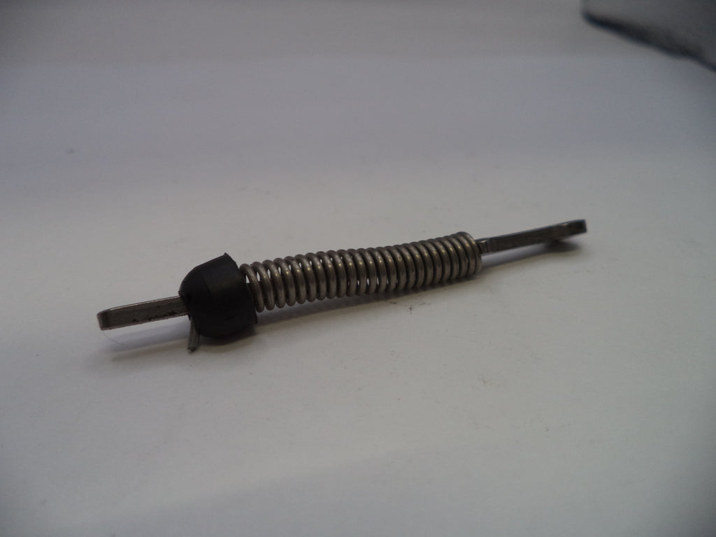 Mechanical component with spring on a white background