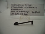 10120A Smith & Wesson K Frame Model 10 Used Hammer Block .38 Special