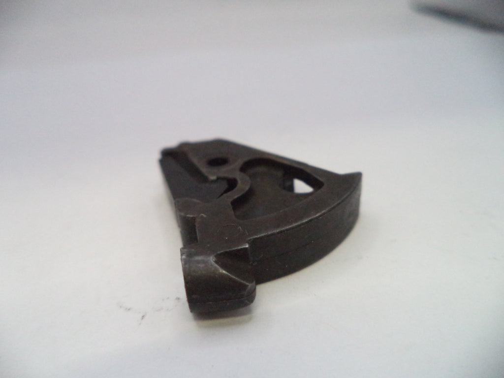 Black metal bracket on a white background