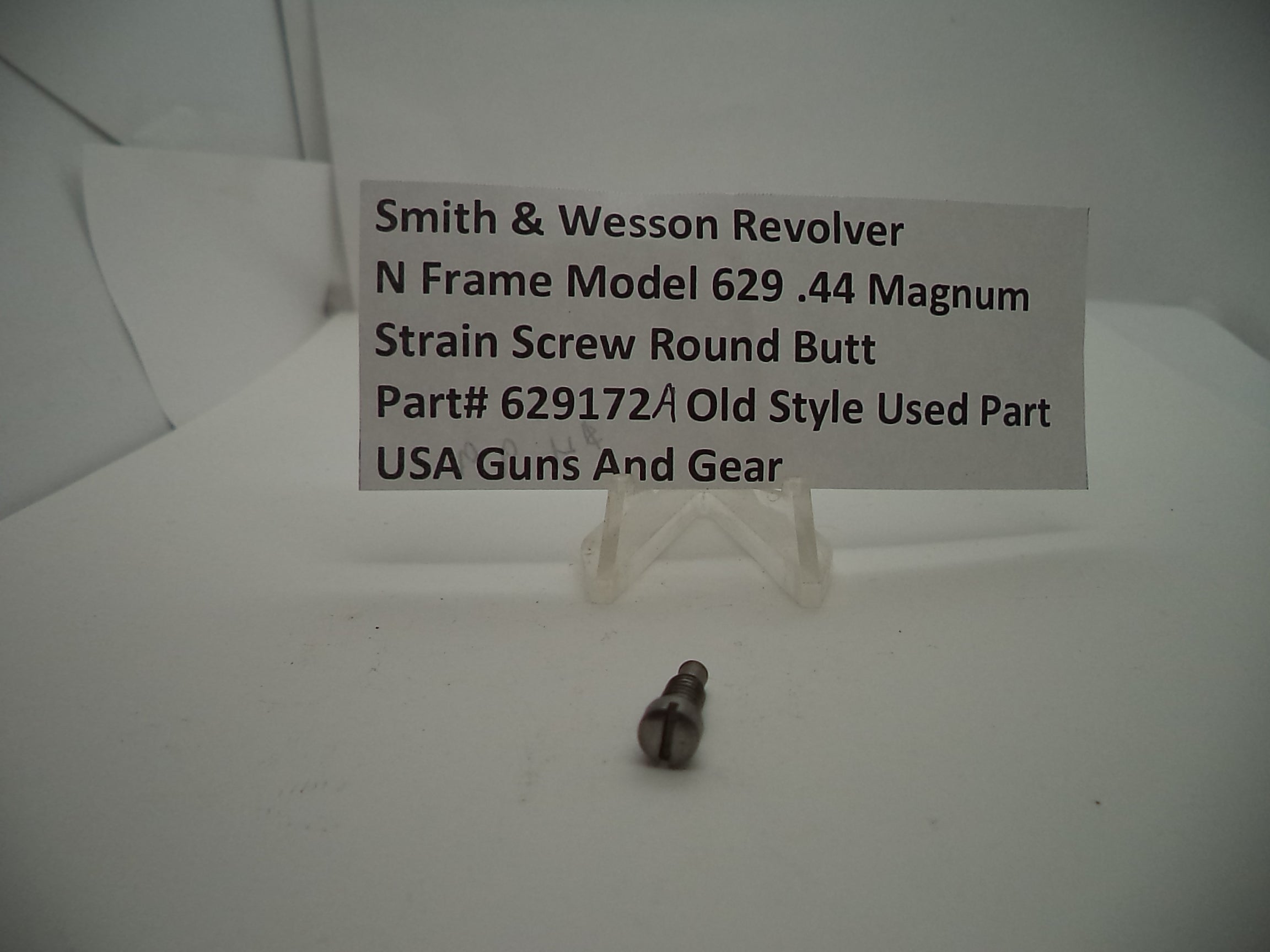 629172A S & W N Frame Model 629-6 .44 Strain Screw Round Butt
