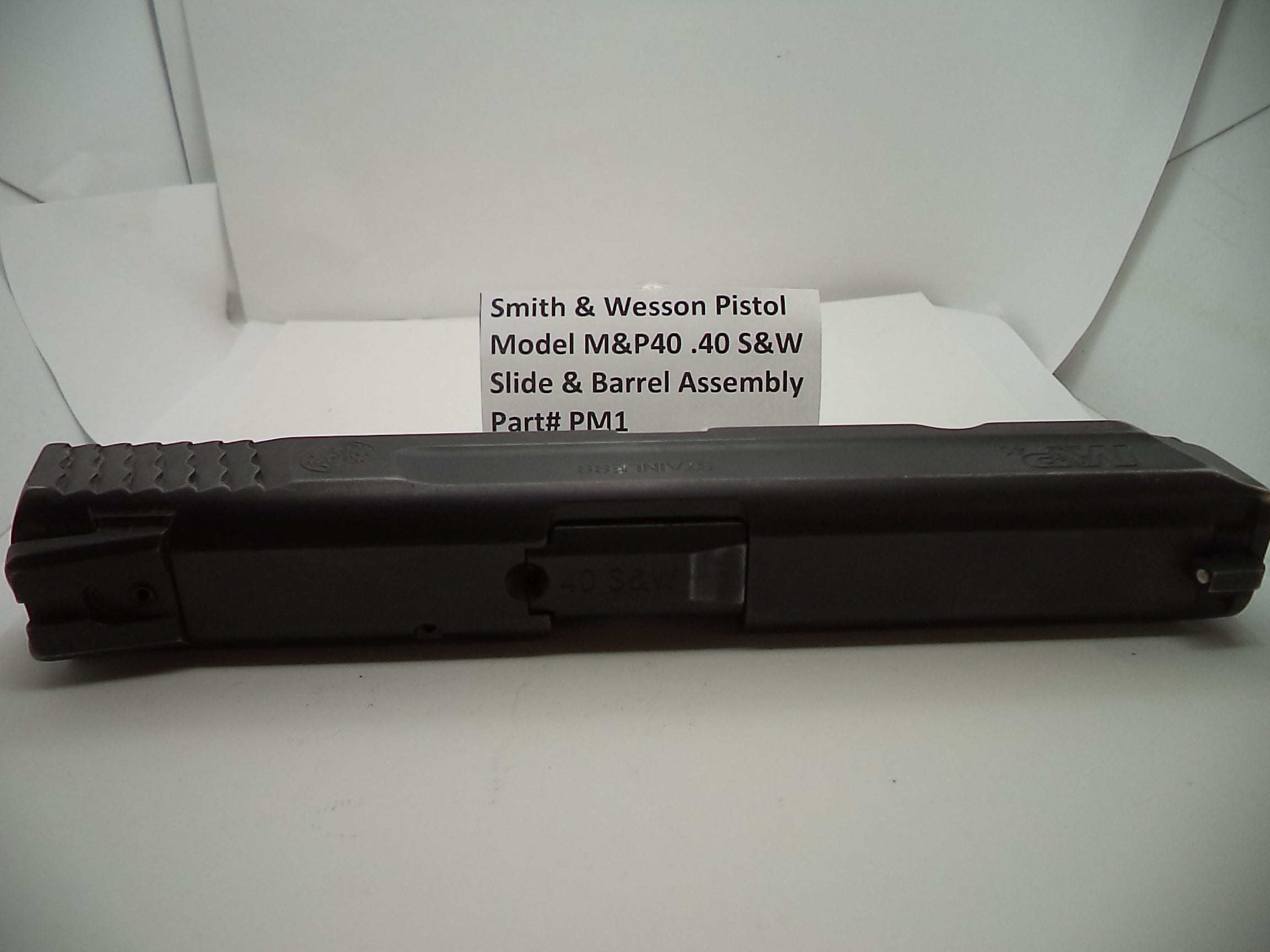 Smith & Wesson Pistol Model M&P 40 .40 S&W Used Slide & Barrel Assembly PM1