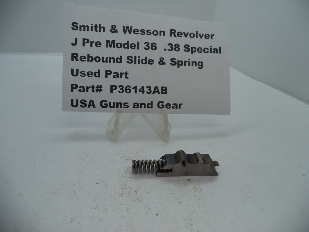 P36143AB S&W J Model Pre 36 Rebound Slide & Spring .38 Special