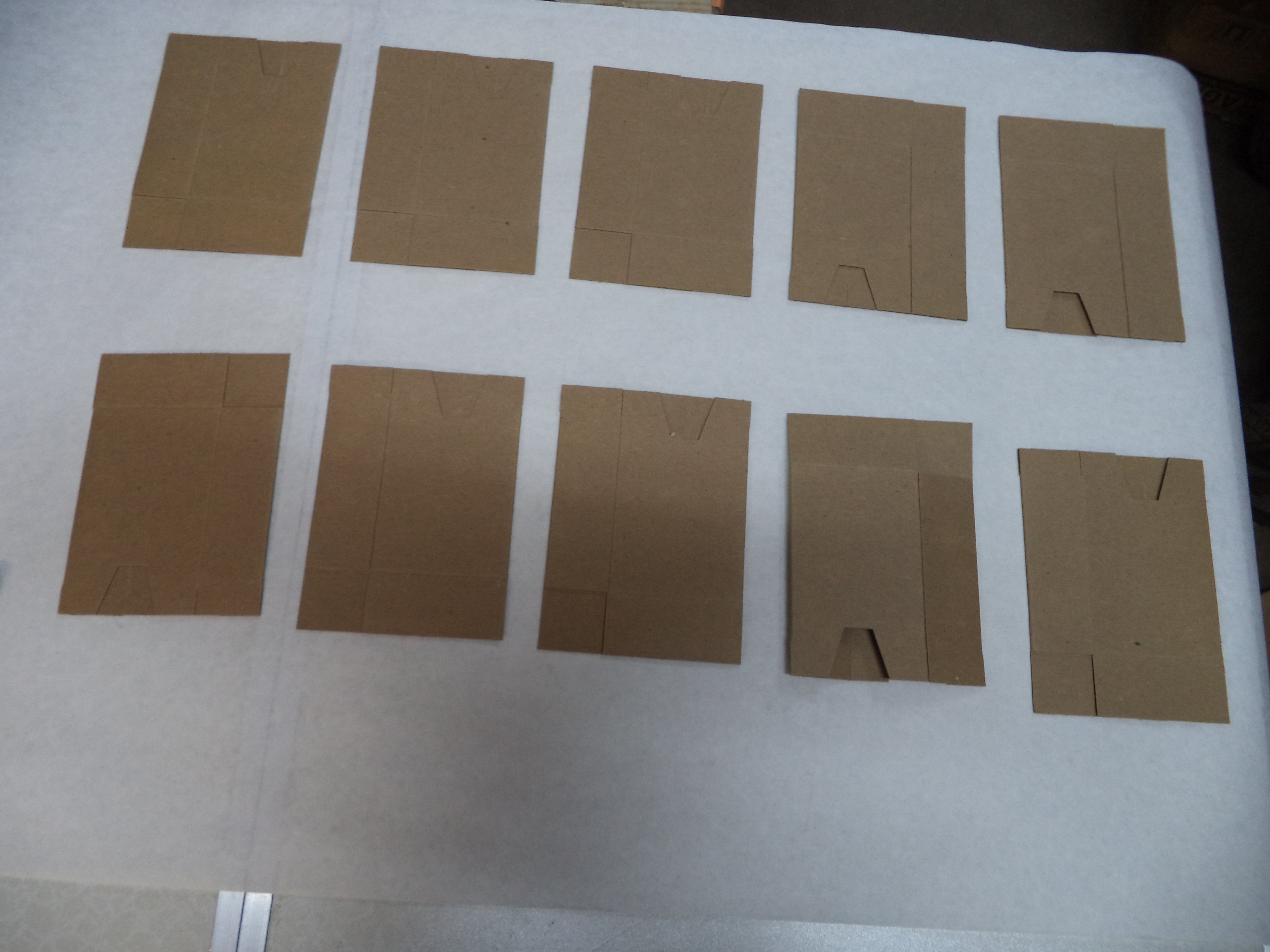 Bando 0029 4-Pocket Bandoleer Cardboard Inserts - 5.56/.223 (10-Pack)