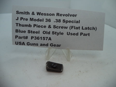 P36157A Smith & Wesson Model Pre 36 Thumb Piece & Screw .38 Special