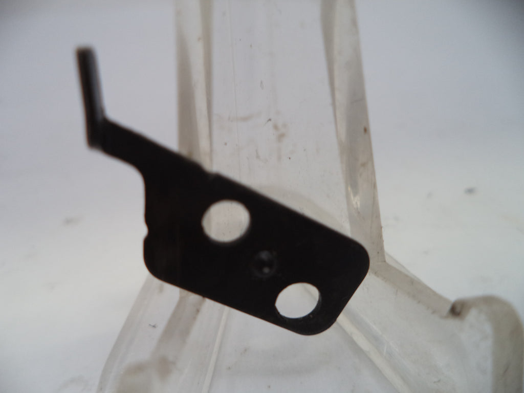 Black metal bracket on a white background
