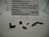 5211A S & W Pistol Model 52 Used .38 Special Magazine Catch, Nut, Spring