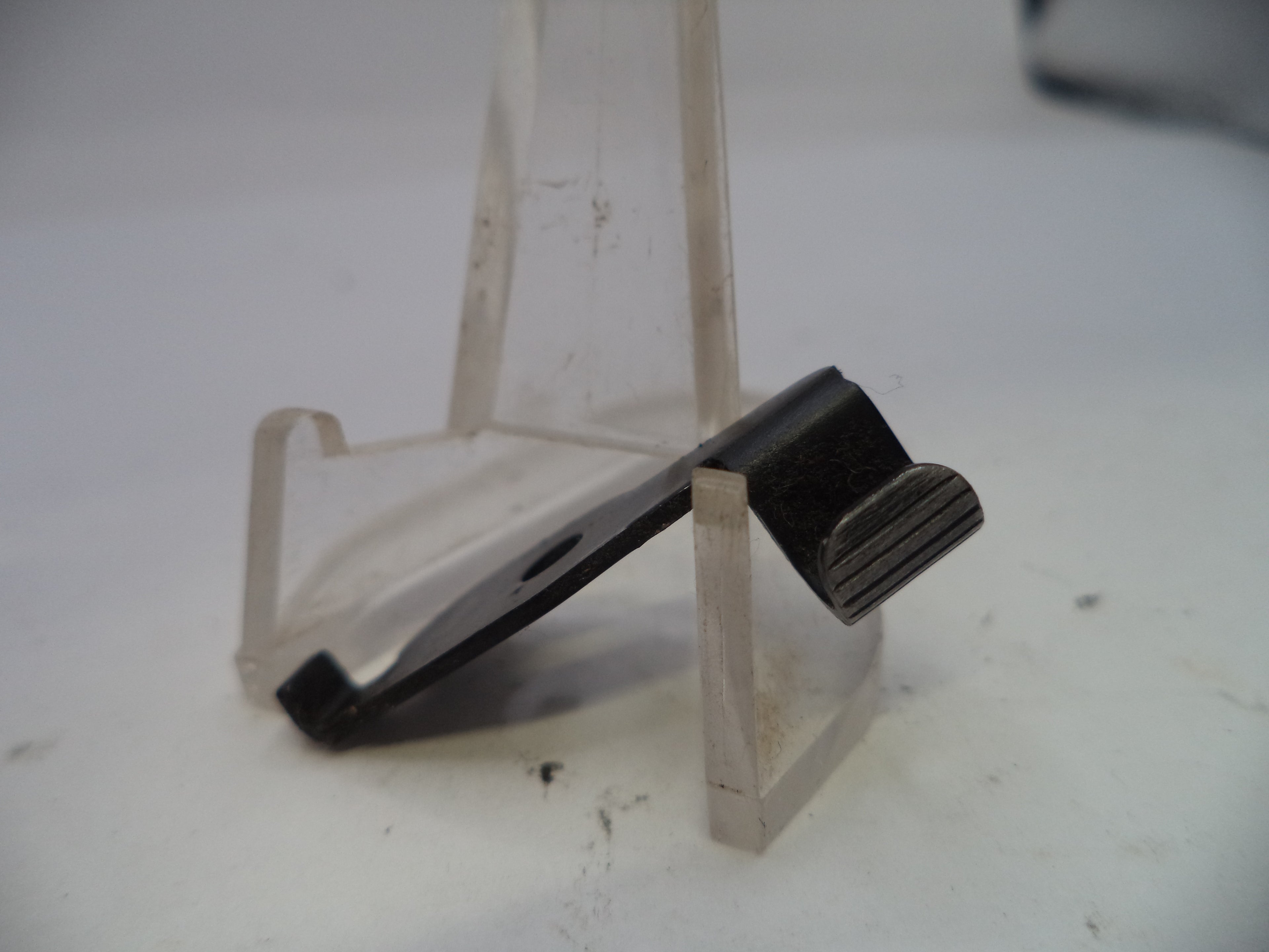 Phone case on a stand with a blurred background