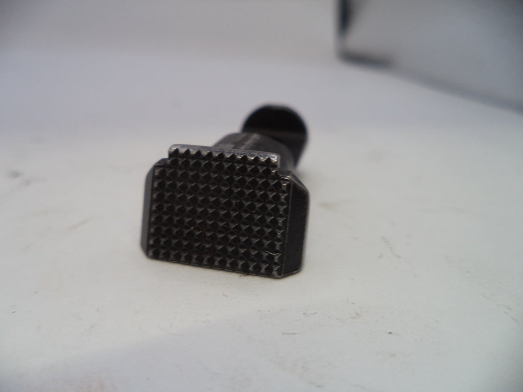 Black textured object on a white surface