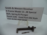 1545 Smith & Wesson K Model 15 Bolt, Spring & Plunger .38 Special Used