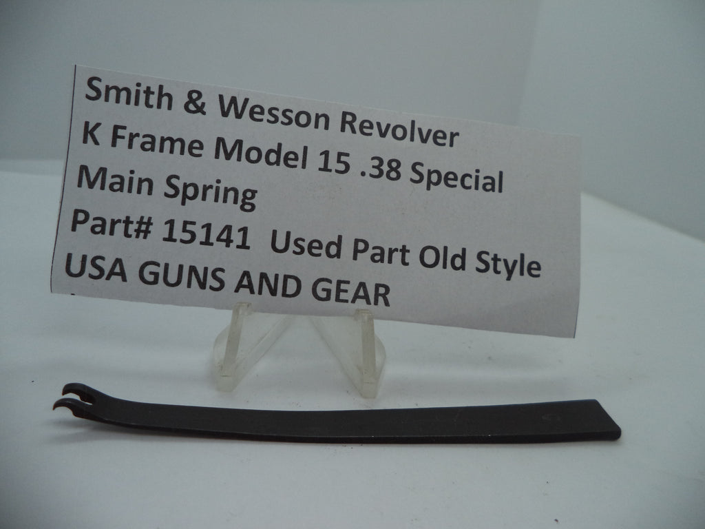 15141 S & W K Model 15 Main Spring .38 Special Used Part