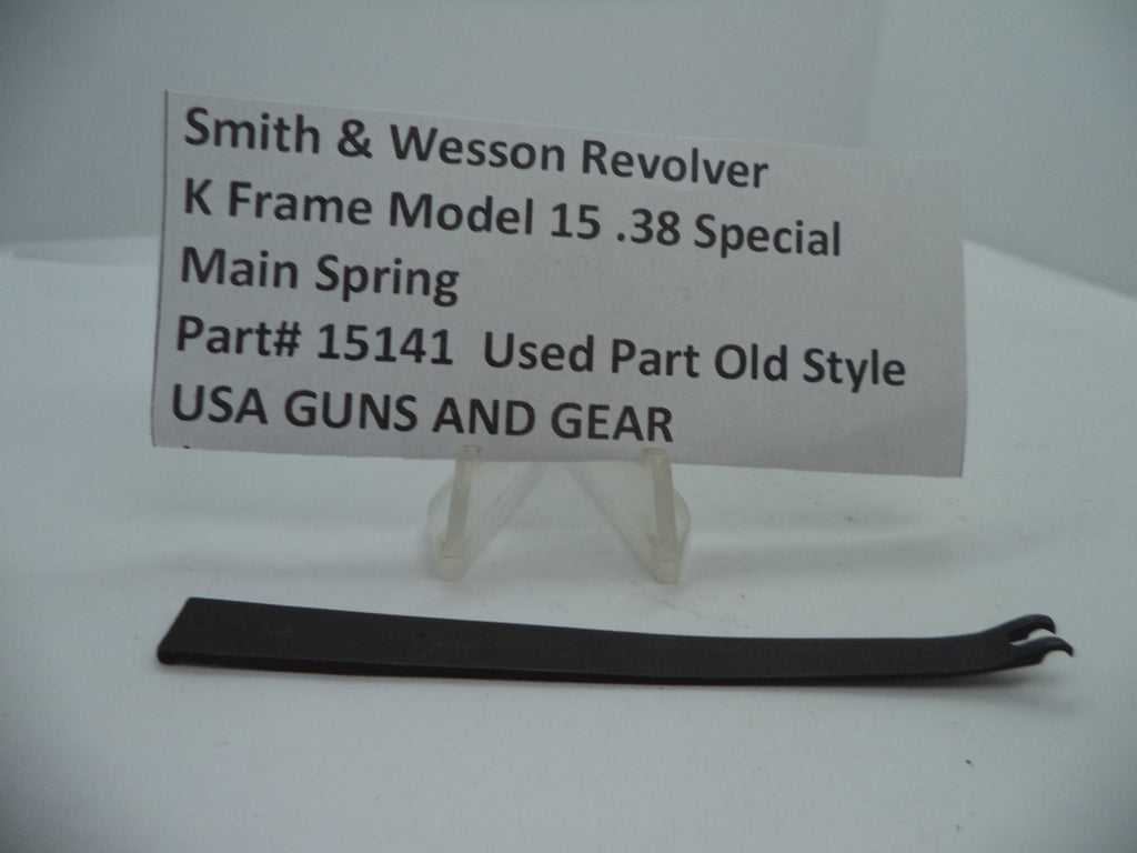 15141 S & W K Model 15 Main Spring .38 Special Used Part