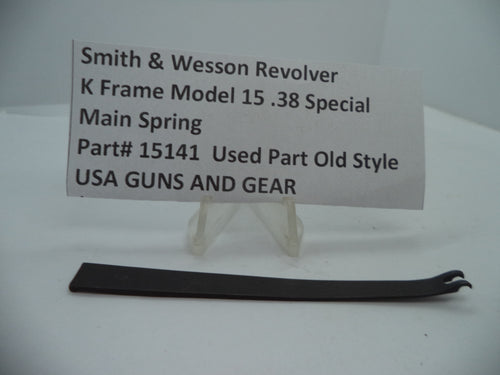 15141 S & W K Model 15 Main Spring .38 Special Used Part