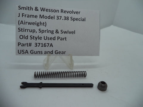 37167A Smith & Wesson J Model 37 (Airweight) Stirrup, Spring & Swivel Used