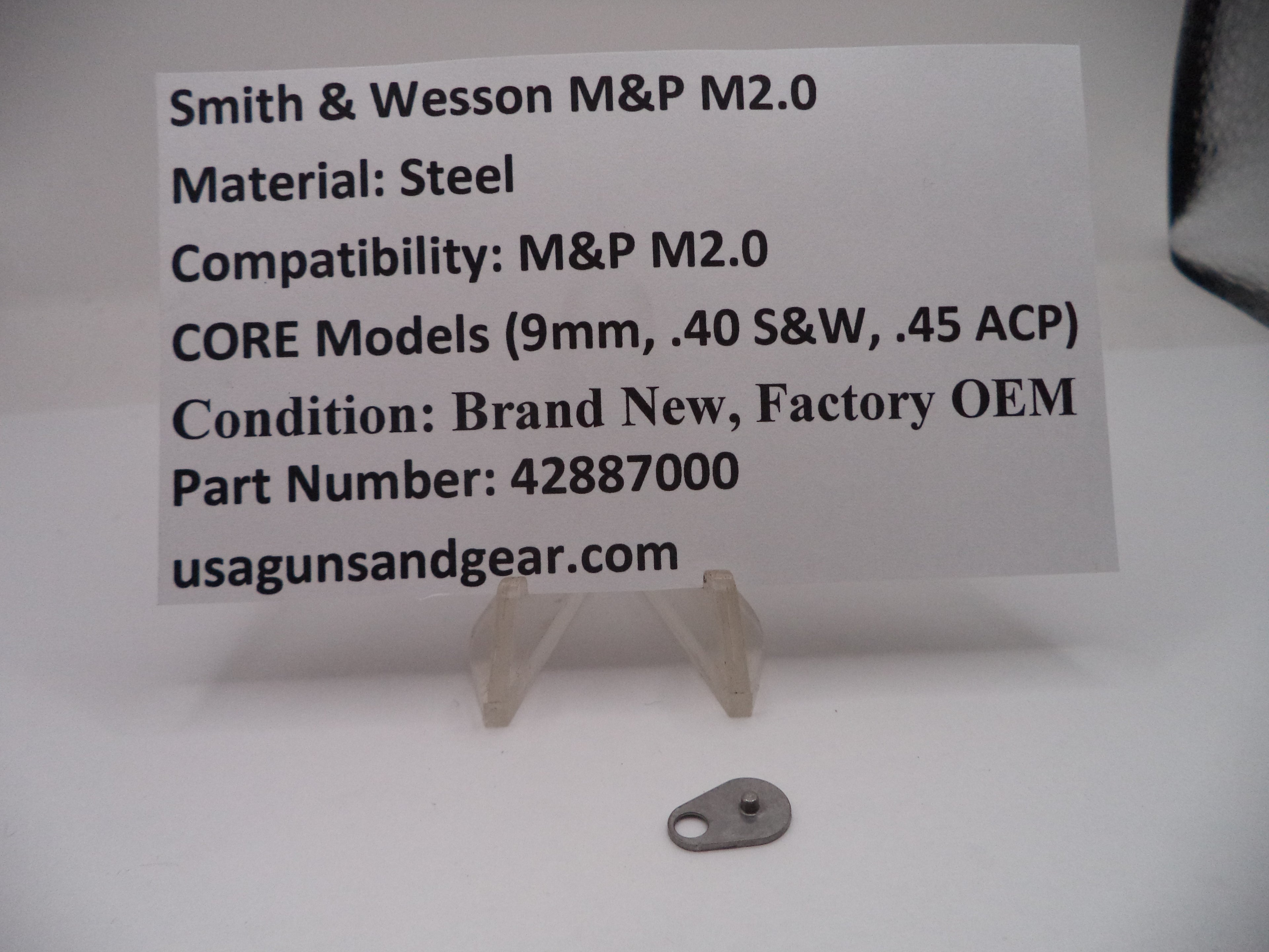 Smith & Wesson M&P M2.0 CORE Striker Block Spring Plate Cover - Factory OEM 42887000