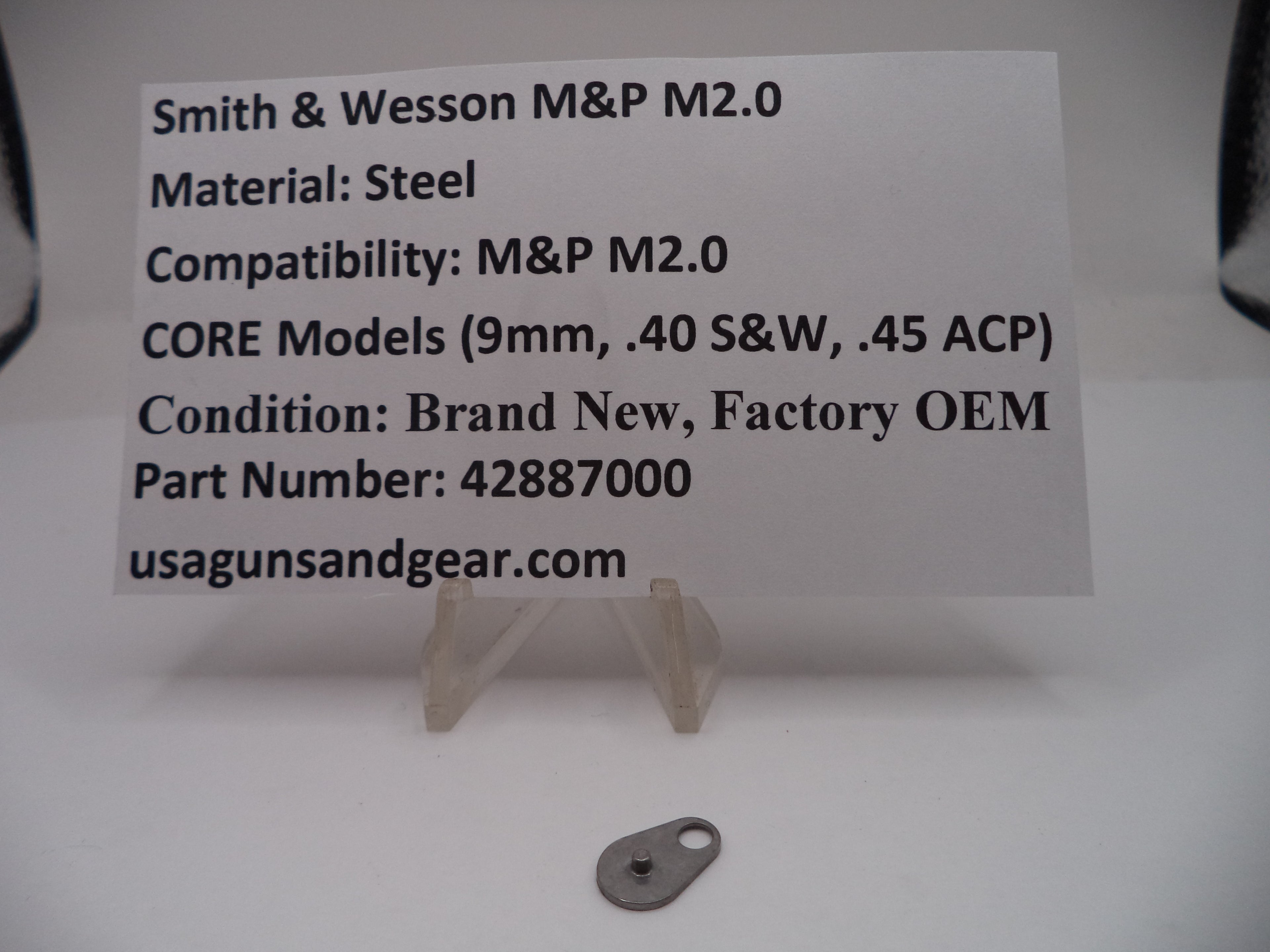 Smith & Wesson M&P M2.0 CORE Striker Block Spring Plate Cover - Factory OEM 42887000