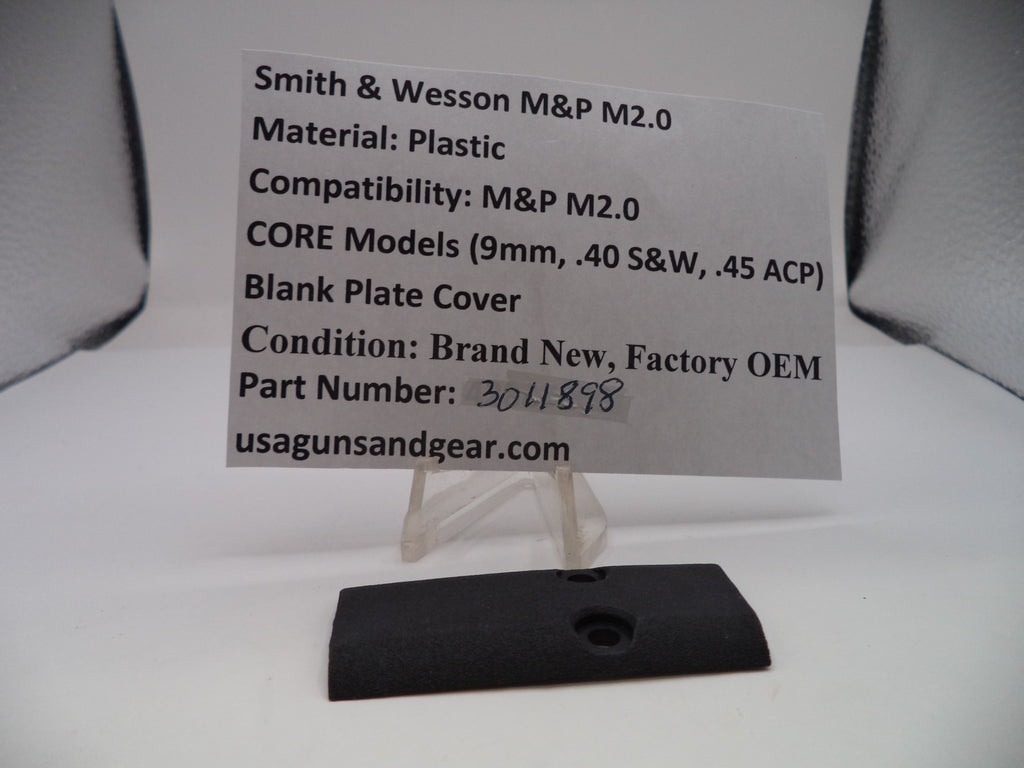 Smith & Wesson M&P M2.0 C.O.R.E. Optic Blank Cover Plate OEM - 3011898