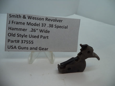37555 Smith & Wesson J Model 37 Hammer .26" .38 Special Used